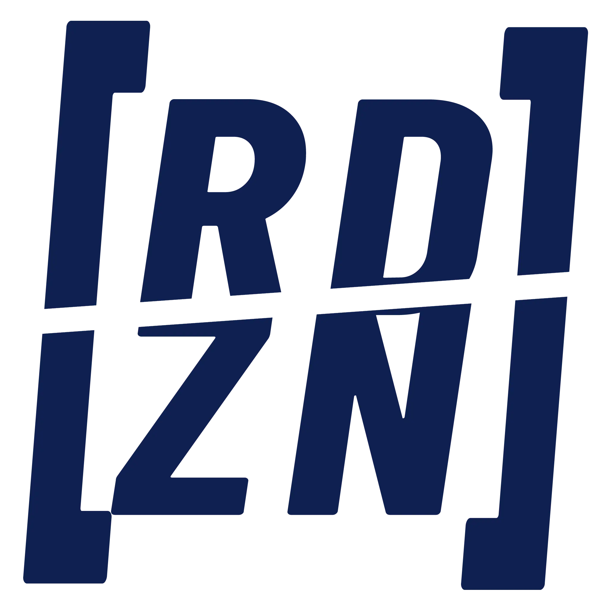 RDZN German American Football Logo Weiß
