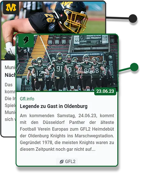 German American Football App - News